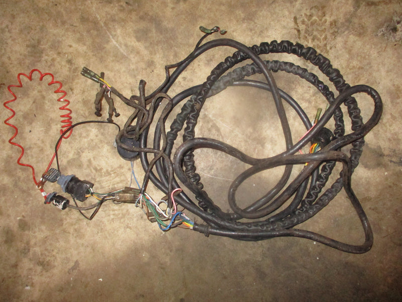 Suzuki outboard 20' black plug style rigging harness with ignition