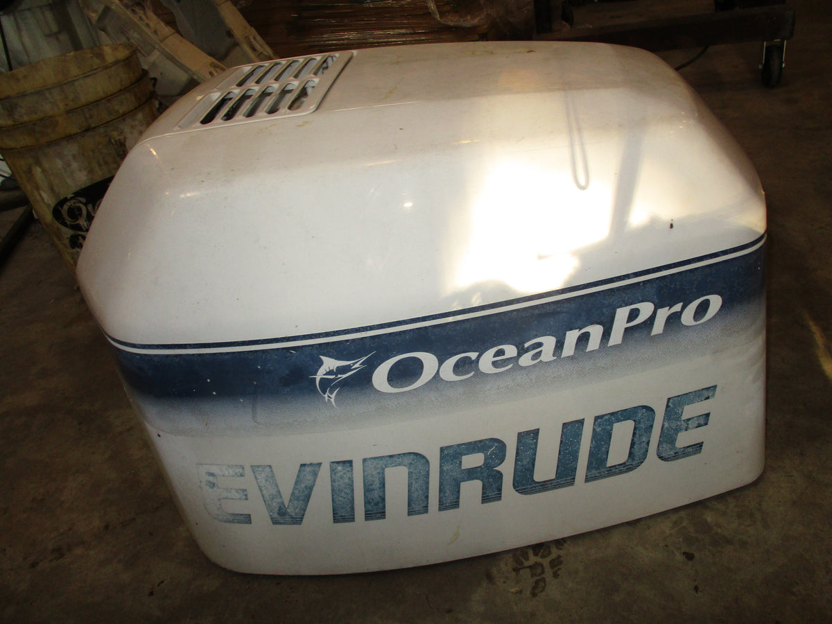 Evinrude Ocean Pro 200hp 2 stroke outboard top cowling