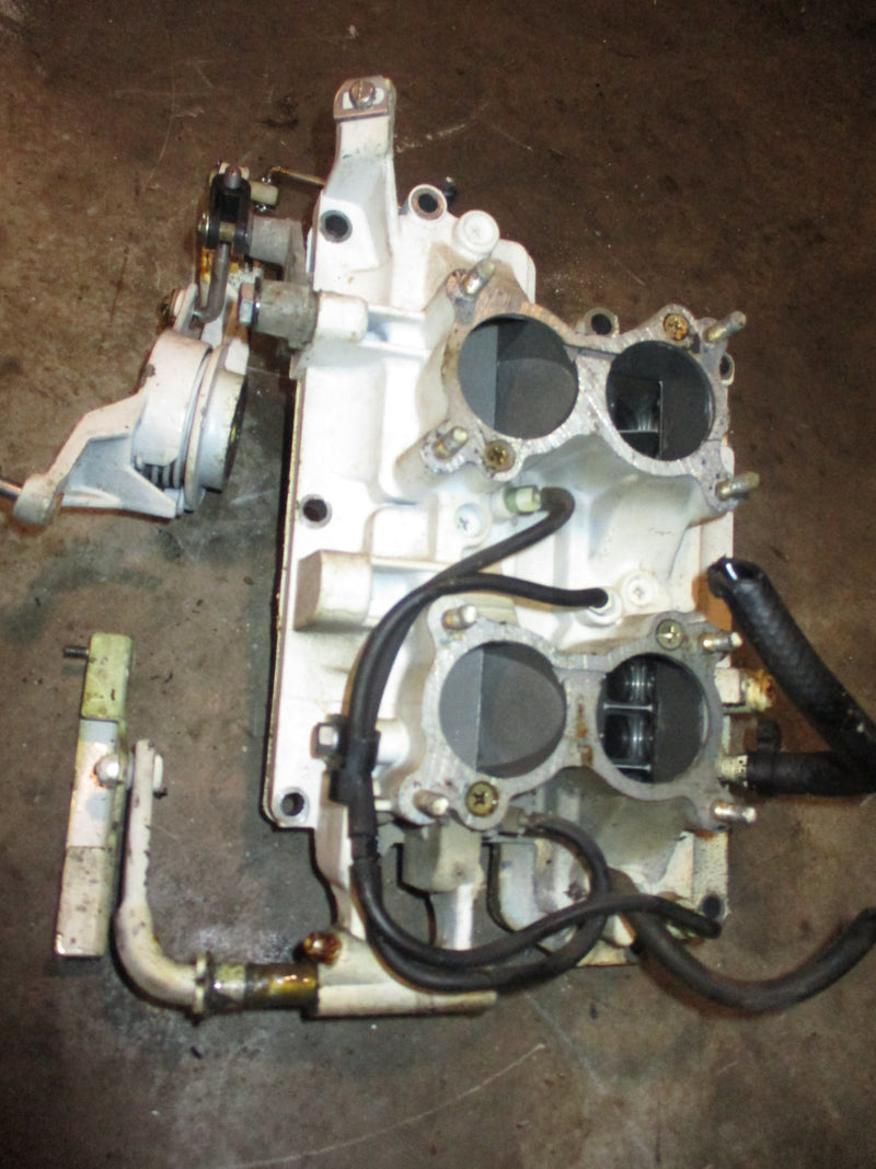Johnson 110hp 2 stroke outboard intake manifold with reeds (397075)