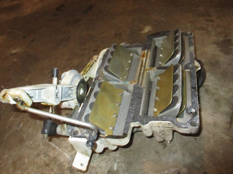 Johnson 110hp 2 stroke outboard intake manifold with reeds (397075)