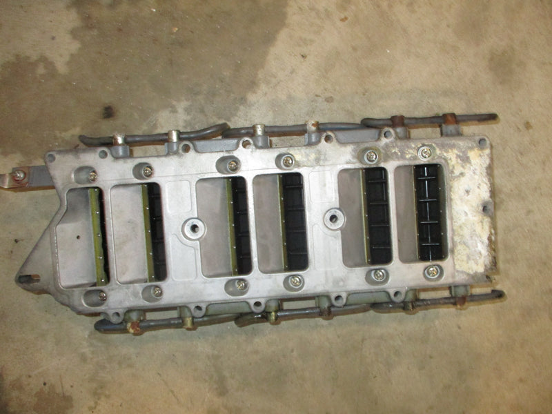 Yamaha OX66 225hp 2 stroke outboard intake manifold with reeds