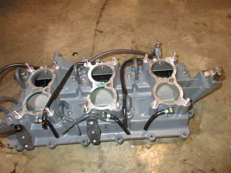 Yamaha 150hp 2 stroke outboard intake manifold with reeds (6G5-13641-11-15)