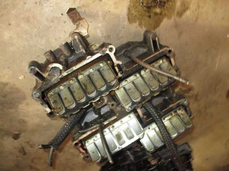 Evinrude 200hp Ficht 2 stroke outboard intake manifold with reeds (5000886)