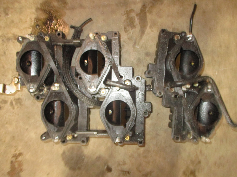 Evinrude 200hp Ficht 2 stroke outboard intake manifold with reeds (5000886)