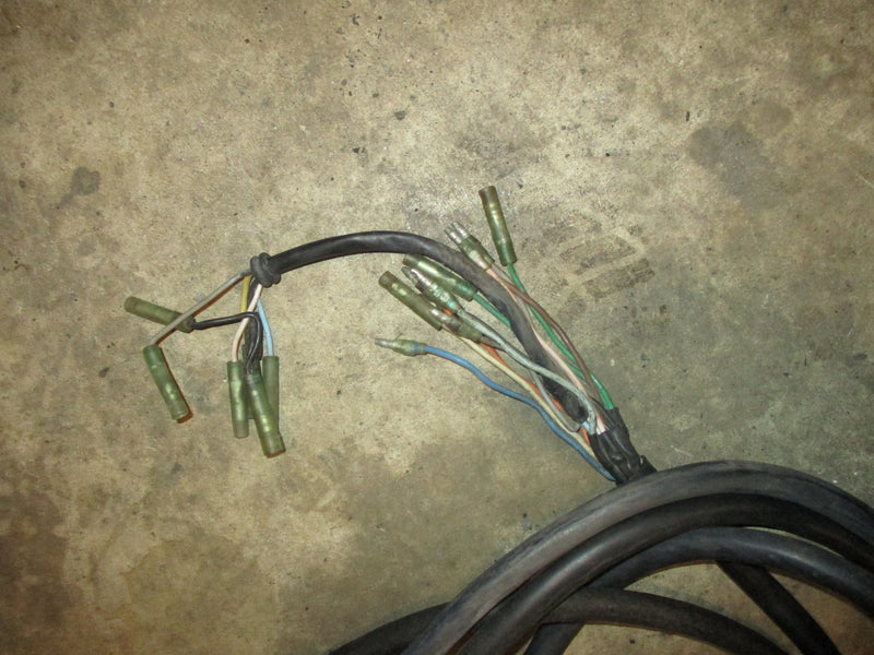 Suzuki outboard 15ft round black plug style rigging harness