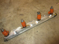 Load image into Gallery viewer, Johnson 140hp 4 stroke outboard fuel rail and injector set (5033708)
