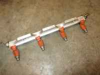 Load image into Gallery viewer, Johnson 140hp 4 stroke outboard fuel rail and injector set (503370)
