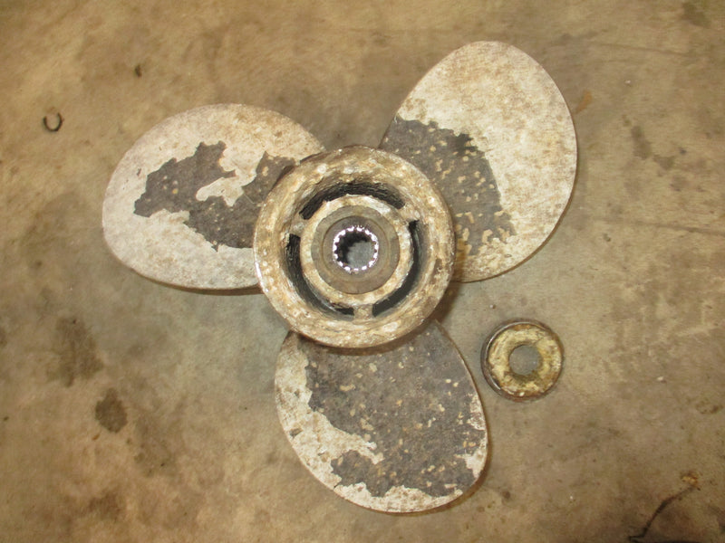 Mercury 50hp 4 stroke outboard aluminum propeller 48 864342 A10