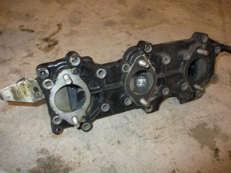 Johnson 70hp 2 stroke outboard intake manifold with reeds (389395)