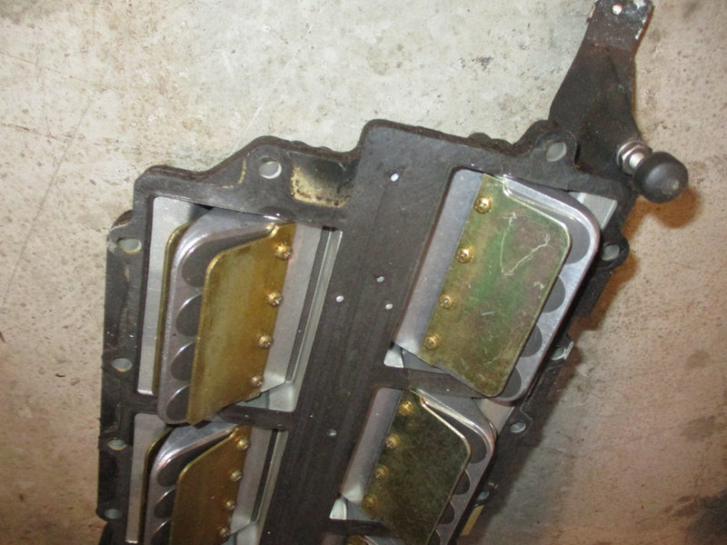 Johnson VRO 150hp 2 stroke outboard intake manifold with reeds (331836)