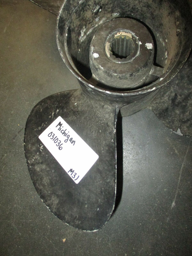 Michigan outboard aluminum propeller (031036)