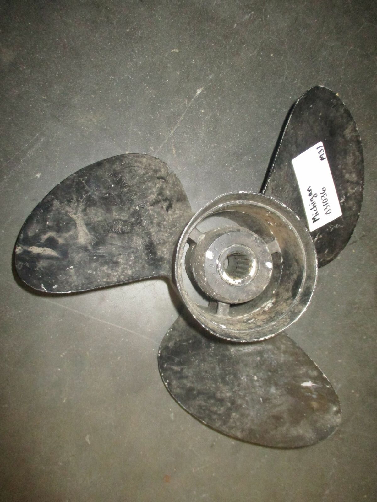 Michigan outboard aluminum propeller (031036)