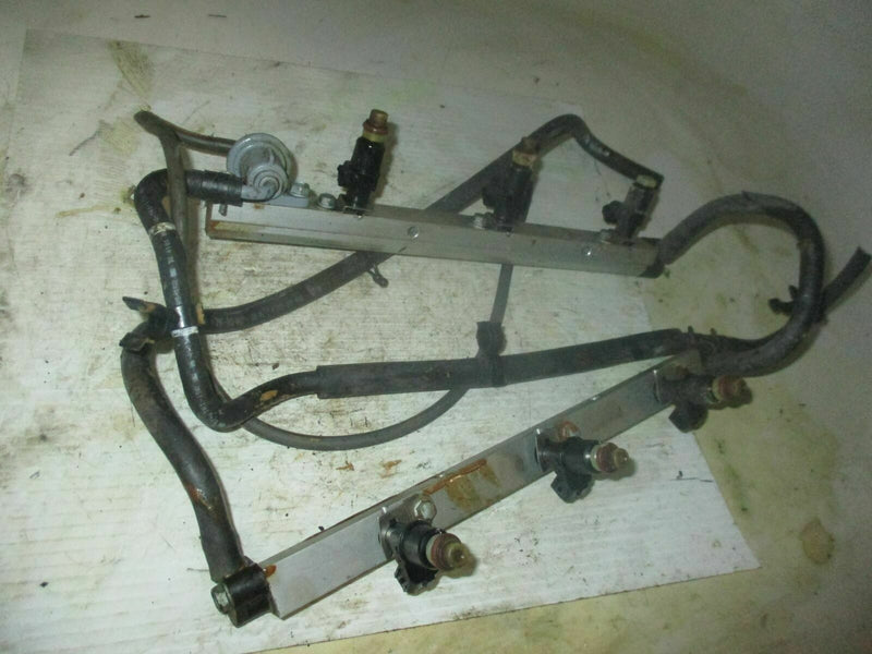 Honda BF250 250hp outboard fuel rail with injector set (16611-ZY3-A00)