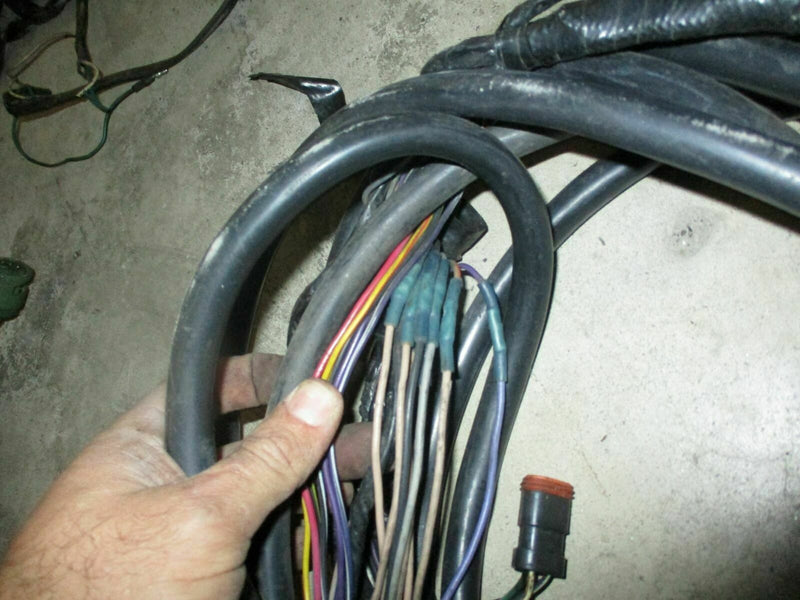 Johnson Evinrude outboard 16ft BRP style rigging harness